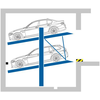 Liftparker N4102 - Doppelparker für geringe lichte Höhen in Garagen