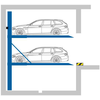 Liftparker N4802 - Parksystem für Stellplätze mit einer Breite von bis zu 275 cm